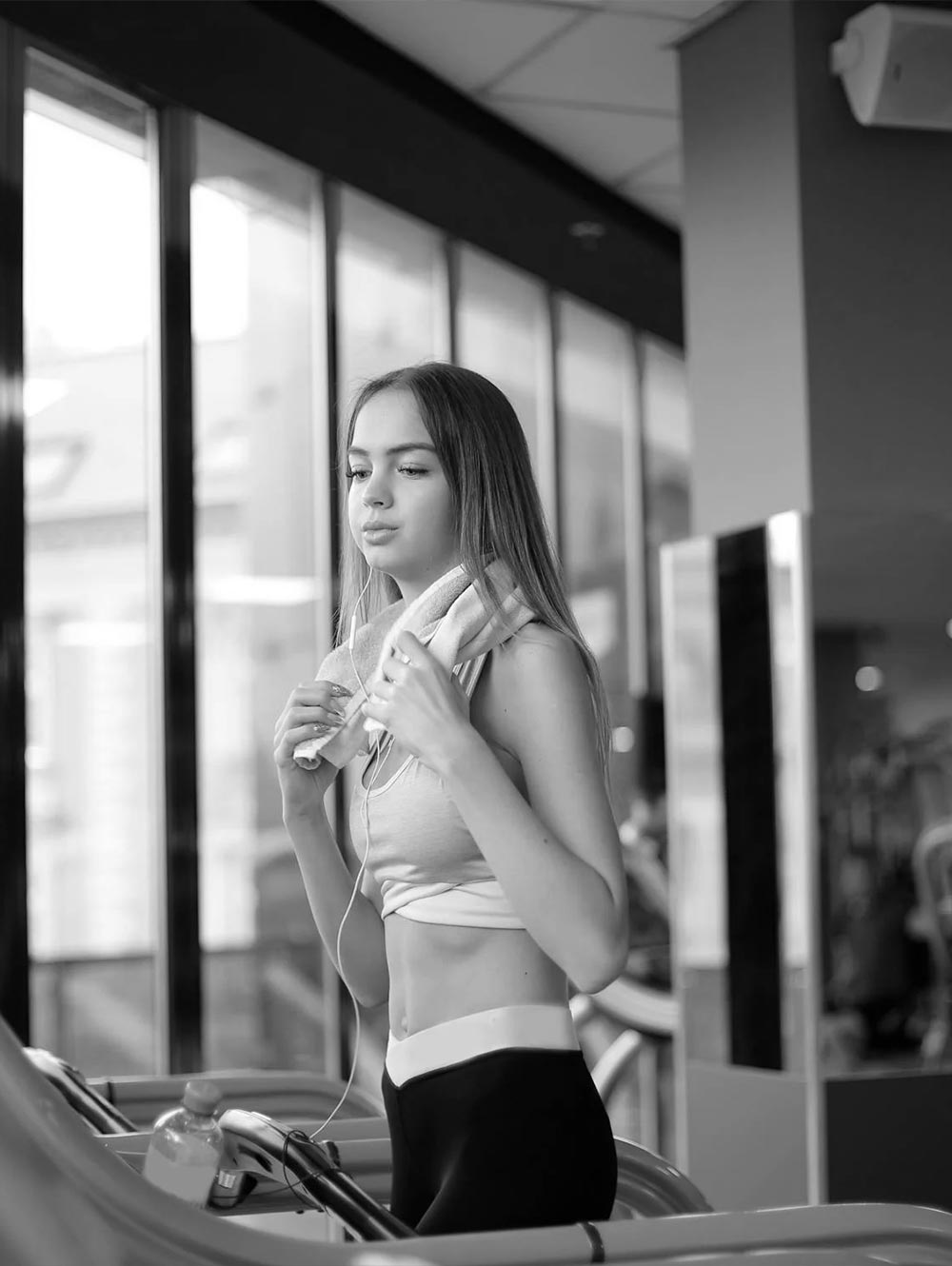 Spacious workout areas